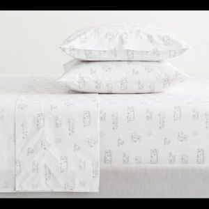 Pottery Barn Del Mar California King Sheet Set Airstream Collection